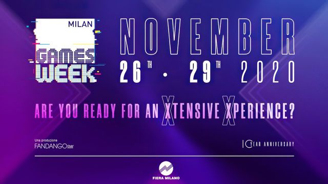 Al via la prima edizione digitale di Milan Games Week Al via la prima edizione digitale di Milan Games Week
