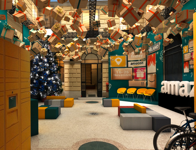 Aperto il primo pop up store Amazon italiano Aperto il primo pop up store Amazon italiano