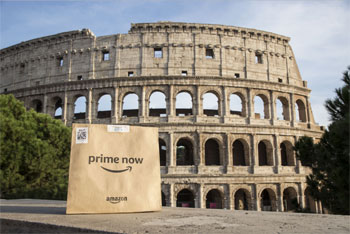 Amazon.it consegna in un’ora anche a Roma