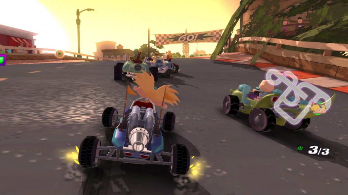 Annunciato Nickelodeon Kart Racer Annunciato Nickelodeon Kart Racer