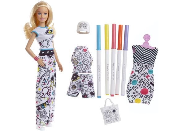 Barbie stringe una partnership con Crayola