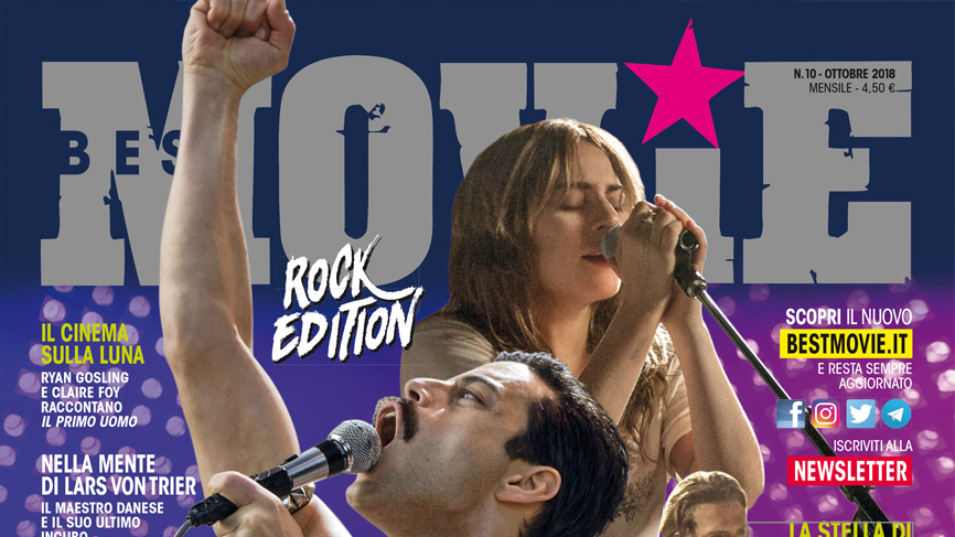 Best Movie Rock Edition: A Star is Born e Bohemian Rhapsody protagonisti della coverstory a ottobre