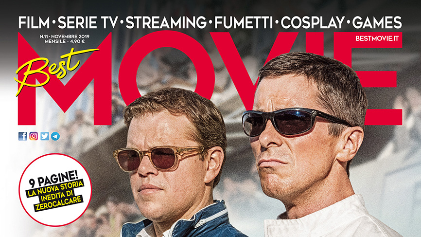 Best Movie di novembre dedica la cover story a Le Mans ’66 – La grande sfida Best Movie di novembre dedica la cover story a Le Mans ’66 – La grande sfida