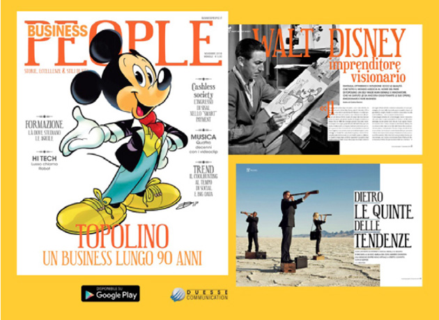 Business People celebra i 90 anni di Topolino Business People celebra i 90 anni di Topolino