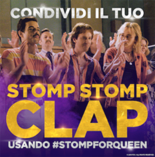 #StompForQueen per Bohemian Rhapsody