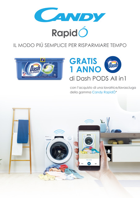 Candy e Dash (P&G) ancora insieme