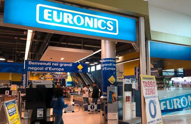 Chiude il pv Euronics nel centro Auchan di San Rocco (Lo)