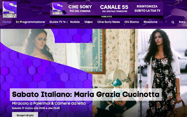 Cine Sony si accende anche su tivùsat