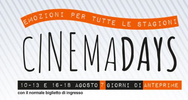 Cinemadays, salta appuntamento di ottobre?
