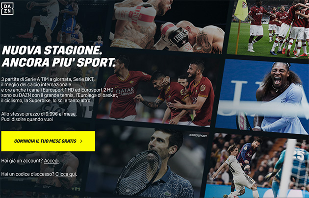 Dazn diventa un canale su Sky?