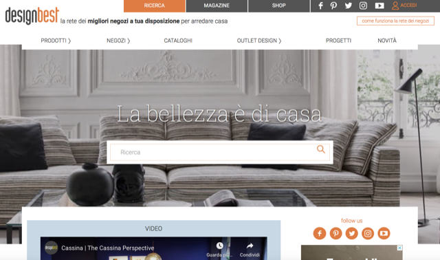 Designbest, una piattaforma per tutta la filiera Designbest, una piattaforma per tutta la filiera