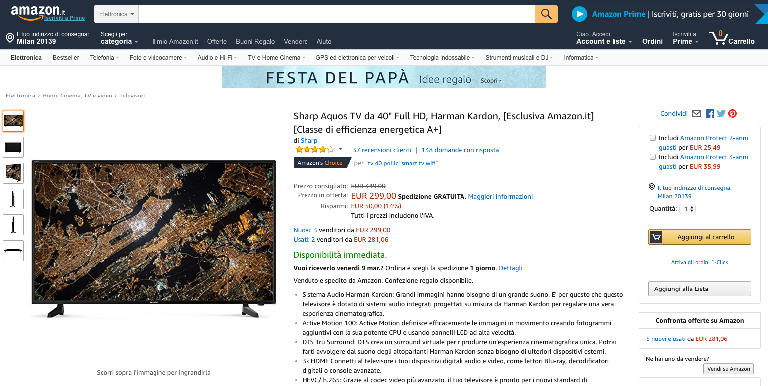 I prodotti high tech più venduti su Amazon.it a Febbraio