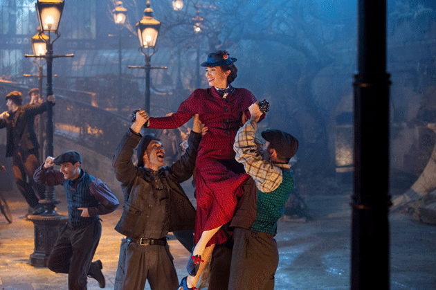 Il ritorno di Mary Poppins spodesta i Queen Il ritorno di Mary Poppins spodesta i Queen