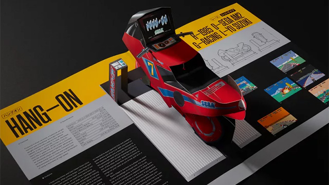 In arrivo un libro pop-up sulla storia dei cabinati Sega In arrivo un libro pop-up sulla storia dei cabinati Sega
