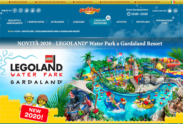 LEGOLAND Water Park aprirà a Gardaland LEGOLAND Water Park aprirà a Gardaland