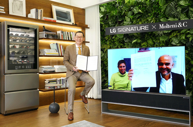 LG E MOLTENI&C S.P.A insieme PER LO SVILUPPO DI PROGETTI FUTURI LG E MOLTENI&C S.P.A insieme PER LO SVILUPPO DI PROGETTI FUTURI