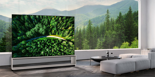 LG: “iniziano le vendite del primo Tv Oled 8K”