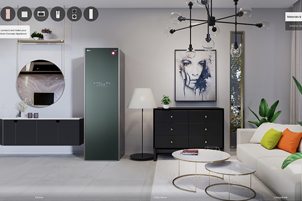 LG presenta i suoi concept personalizzabili in una casa virtuale