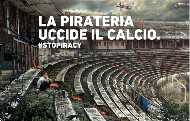La Serie A contro la pirateria
