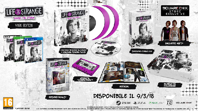 Life is Strange Before The Storm: svelati gli extra della versione fisica Life is Strange Before The Storm: svelati gli extra della versione fisica