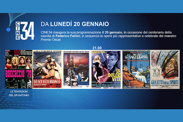 Mediaset: arriva Cine34