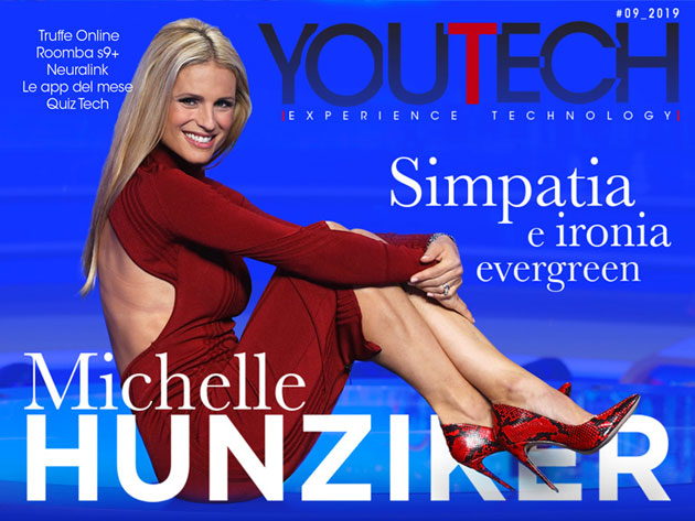 Michelle Hunziker su YouTech settembre