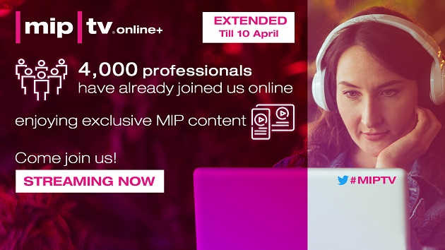 MipTv Online+: in 4mila per l’evento