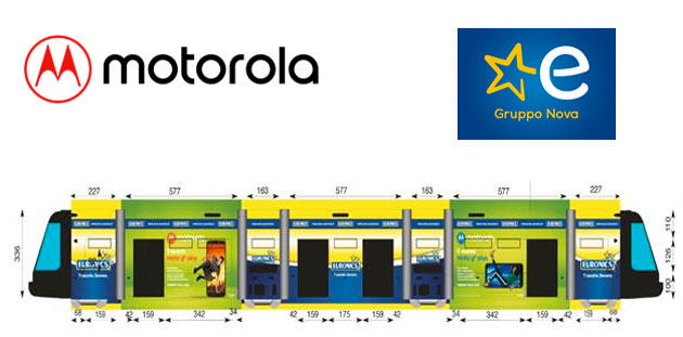 Motorola e Euronics Nova “in tram” per Roma Motorola e Euronics Nova “in tram” per Roma