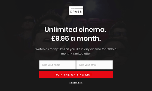 Nasce l’equivalente britannico di Movie Pass