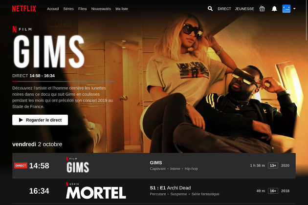 Netflix sperimenta la tv lineare in Francia Netflix sperimenta la tv lineare in Francia
