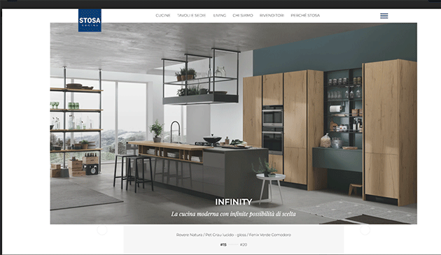 Nuovo sito Web per Stosa Cucine Nuovo sito Web per Stosa Cucine