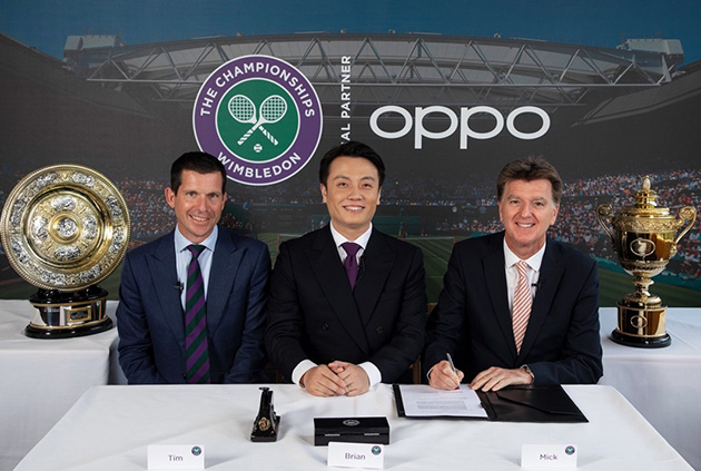 Oppo partner ufficiale del torneo di Wimbledon