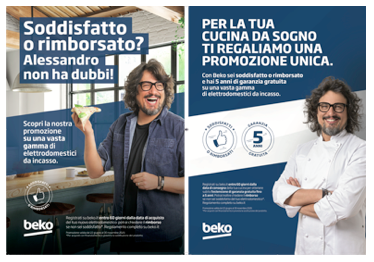 PARTE IL “SODDISFATTI O RIMBORSATI” DI BEKO PARTE IL “SODDISFATTI O RIMBORSATI” DI BEKO