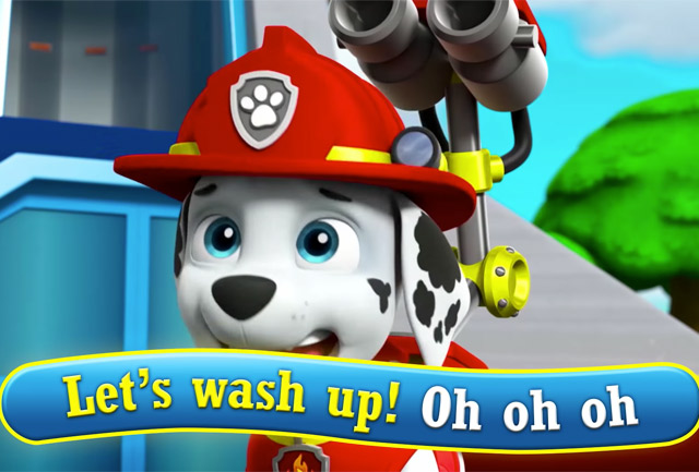Paw Patrol al fianco dei bambini con il video Let’s wash up! Paw Patrol al fianco dei bambini con il video Let’s wash up!