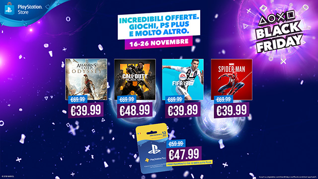 PlayStation: è tempo di Black Friday PlayStation: è tempo di Black Friday