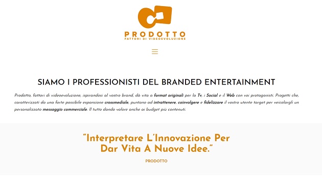 Prodotto, fattori di videoevoluzione: 10 anni, nuovo sito Prodotto, fattori di videoevoluzione: 10 anni, nuovo sito