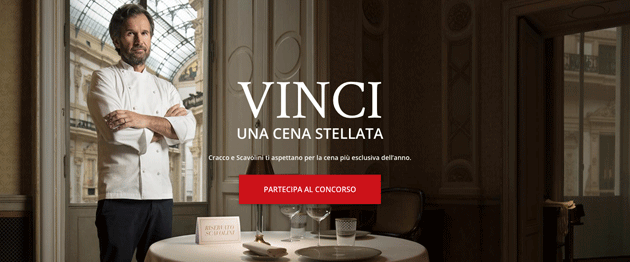 Scavolini lancia il concorso “Vinci una cena stellata”