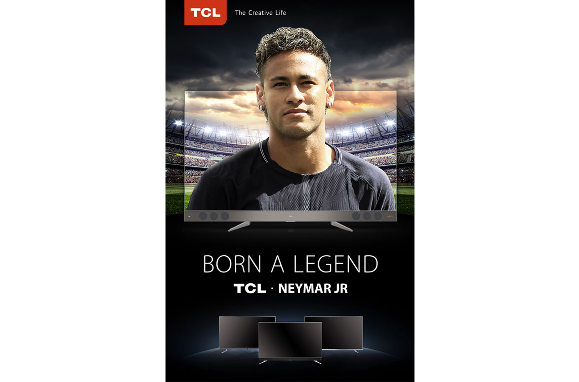Siglata una partnership tra TCL e Neymar Jr.