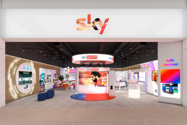 Sky: debutto nel retail nel Regno Unito