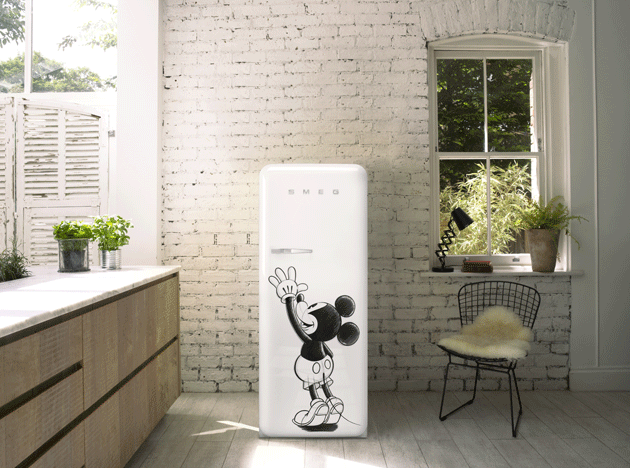 Smeg con Disney per un’edizione di frigoriferi Fab