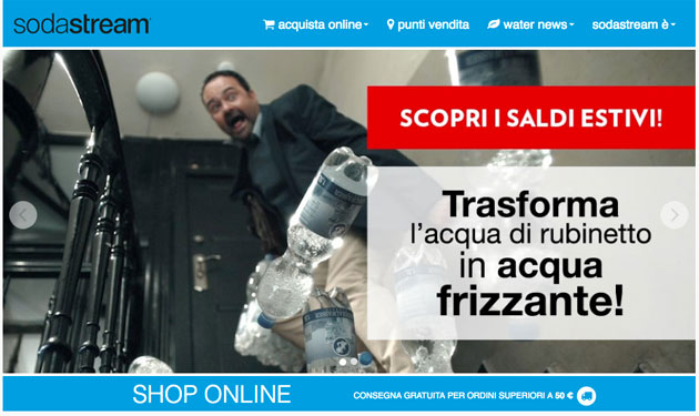 Sodastream ‘perde’ contro Mineracqua Sodastream ‘perde’ contro Mineracqua