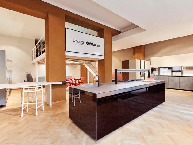 Spotti e Valcucine rinnovano lo store a Milano Spotti e Valcucine rinnovano lo store a Milano