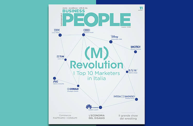 Su Business People di novembre i Top 10 Marketers in Italia Su Business People di novembre i Top 10 Marketers in Italia