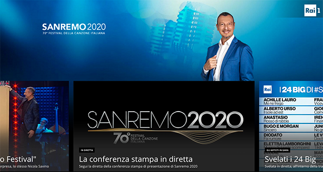 Tim si conferma sponsor unico di Sanremo 2020