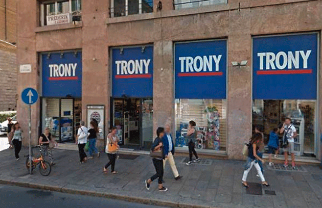 Trony, chiuso il pv di via XX Settembre a Genova Trony, chiuso il pv di via XX Settembre a Genova
