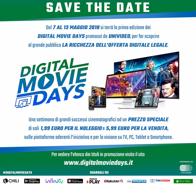 Univideo annuncia i Digital Movie Days