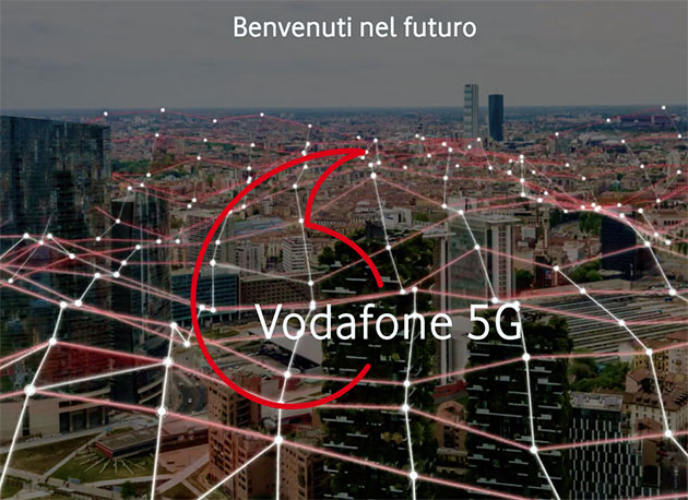 Vodafone “accende” il 5G in cinque città Vodafone “accende” il 5G in cinque città