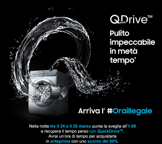 #oraillegale per Samsung