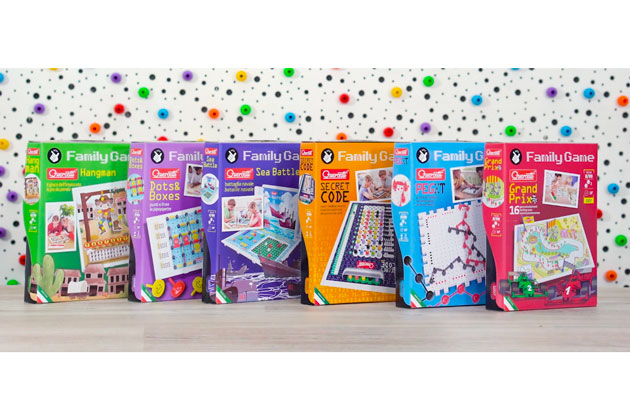 Quercetti lancia la nuova linea di giochi da tavolo Quercetti lancia la nuova linea di giochi da tavolo
