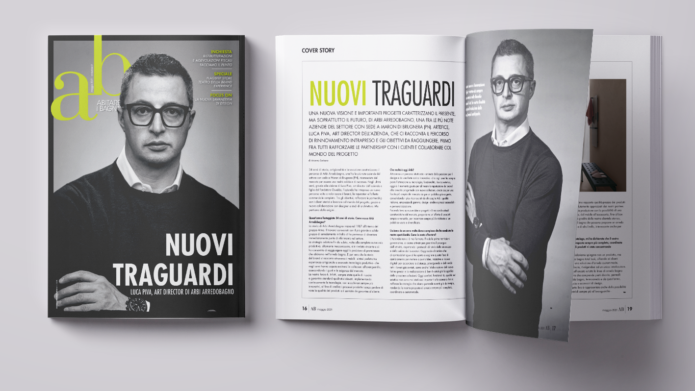 Rivista Abitare il bagno
